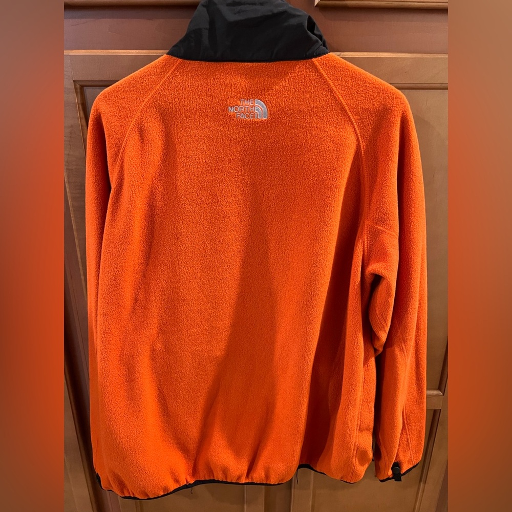 The North Face Men's Vibrant Orange Performance Fleece Jacket - Picture 2 of 3